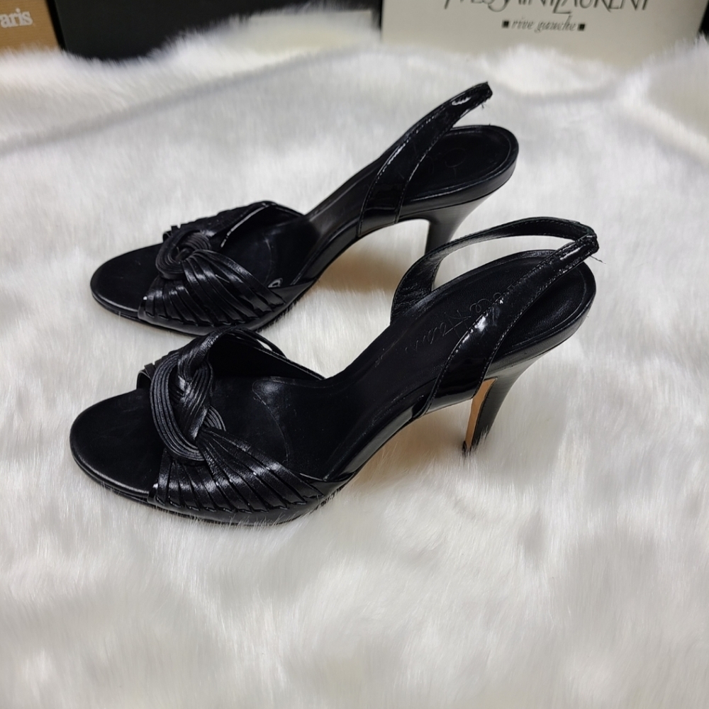 Cole Haan x Nike Air Black Slingback Heels Shoes